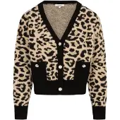 Morgan's Pomade Cardigan '242-MJACOB' beige / or / noir
