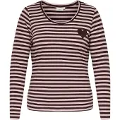 ONLY Carmakoma T-shirt 'CARBodil' brun foncé / rose