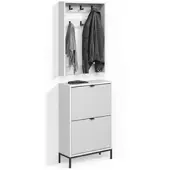 Livinity Armoire Aterno Blanc Set, 2 pièces, Model 58858