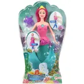 Merkloos Poupée Sirène Princesse 2-en-1
