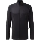 Haglöfs - Polaire stretch en fibres recyclées - Korp Mid Jacket M True Black pour Homme - Taille S - Noir