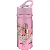 Valiant Boîte à lunch Basic Waterfles Unicorn Flower 600 Ml Roze