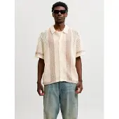 Jack & Jones Vestes en maille beige / blanc cassé