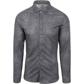 Desoto Chemise Impression Denim Fleurs Bleu Bleu foncé taille S