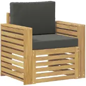 vidaXL Ensemble de canapés d'extérieur en polyester blanc