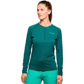 Trangoworld Naret Half Zip Long Sleeve T-shirt Vert XS Femme