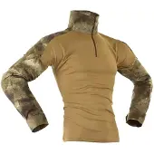 Invadergear T-shirt à Manches Longues Combat