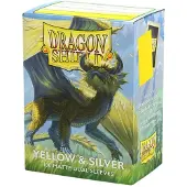 Arcane Tinmen Dragon Shield Matte Double Protège-Cartes Jaune Argent