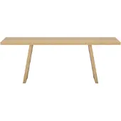 Venture Home Table à manger rectangulaire Logga Nature