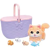 Moose Coffret de jeu Little Live Pets « Maman chaton » Surprise Kitten