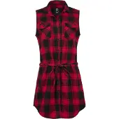 Brandit Chemisier 'Gracey' rouge / noir