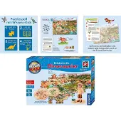 Kosmos 682873 Jeu à emporter Puzzle de connaissances Dinosaures - 54 pièces