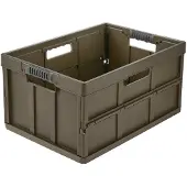 Keeeper Coffre pliable Benno fermé avec poignées souples 45,0 L 53,5 x 37,5 x 27,5 cm olive