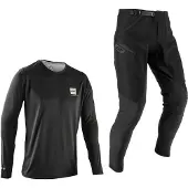 Leatt Gravity 1.0 Long Sleeve T-shirt Noir L Homme