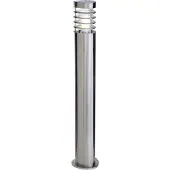 LIGHT IMPRESSIONS Lampadaire d'extérieur Estada, acier inoxydable, E27 max. 11W lampe économique