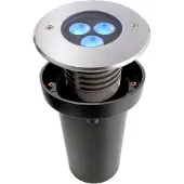 Deko-light 730276 Luminaire encastré de sol Luminaire encastré de sol III RGB , Argent