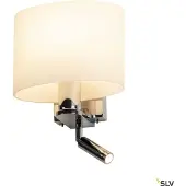 SLV Kenkua Spot Applique E27 Chrome 3000K