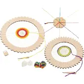 Goki Wooden Loom Round and Braid Boom Craft Set (Métier à tisser en bois)