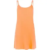 Protest Cheecks Sleeveless Short Dress Orange M Femme