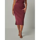 YOU LOOK PERFECT Jupe 'Erika' bordeaux