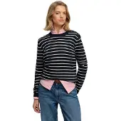 Superdry Femme Pull Léger Essential Navy Taille: 34