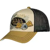 Von Dutch Patches Cap Beige