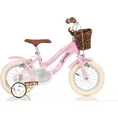 Aurelia Vélo Fille Aurelia Rétro Rose 12 Pouces