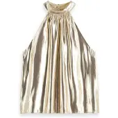 Scotch & Soda Golden Sleeveless T-shirt Beige 36 Femme