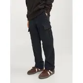 Jack & Jones Kids Junior Pantalon 'JPSTKane JJBarkley' noir / blanc cassé