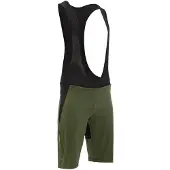 Silvini Barrea MP2289 hommes 2in1 short lacl ample et élastique avec insert noir-olive Taille L 3123-MP2289-43084