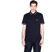 Armani Exchange pour homme. XM002326AF13026UB101 Polo Classic Breathable marine (XS), Casuel, Coton, Manche courte