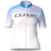 Cube Cmpt Teamline Short Sleeve Jersey Blanc M Femme