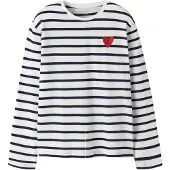 Name it T-Shirt rouge vif / noir / blanc