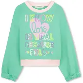Billieblush U21918 Sweatshirt Vert 8 Years Fille