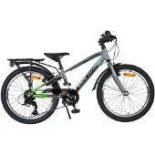 Volare Vélo pour enfants Explorer - 20 pouces - 7 vitesses - Gris foncé