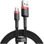 Baseus Cafule Câble USB-C 2A 2m (Rouge+Noir)