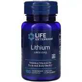 Life Extension , Lithium, 1.000 mcg, 100 Capsules Végétariennes
