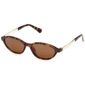 Max & Co MO0158 : Lunettes de soleil pour femmes, vert clair brillant, dimensions 53/16/140