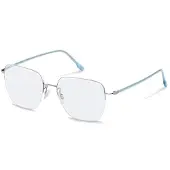 Rodenstock Lunettes de Vue - - R7143 - Métal Metallo - Argenté &amp; Bleu - 54/17/140