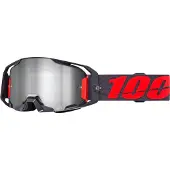 100% Armatic Off-road Goggles Noir Mirror Silver