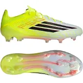 Adidas Chaussure de foot 'F50 Elite' jaune citron / rouge / noir / blanc