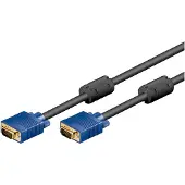 Goobay Câble vidéo SVGA HD15 mâle/mâle, noir, 3.0m cd93369