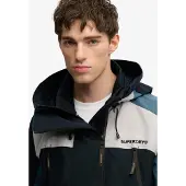 Superdry Colour Block Windbreaker Jacket Bleu 3XL Homme