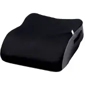 24hShop Coussin d'assise pour enfant avec accoudoirs - Noir - Coussin d'assise confortable pour voiture & chaise de bureau