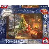 Schmidt Spiele Puzzle Thomas Kinkade - Le Père Noël est là! - 1000 pièces