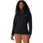 Columbia Benton Springs Ii Snap Half Zip Fleece Noir XL Femme