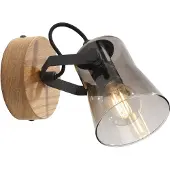 JUST LIGHT Applique Green Langstrom bois
