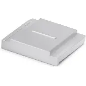 Leica 19655 Hotshoe Cover, aluminium, anodisé argent