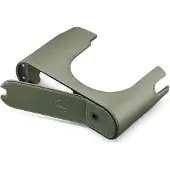 Leica 19653 Halfcase Q3, cuir, vert olive