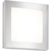 CMD 116/LED Applique murale plate en acier inoxydable carrée IP44 LED 12W 3000K